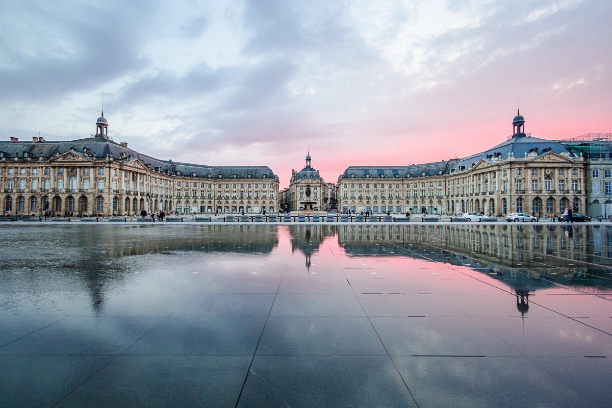 Place de la Bourse et son miroir d'eau, Bordeaux